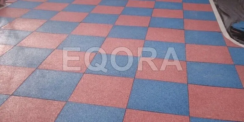 Резиновое покрытие из крошки для автосервисов в Заполярном