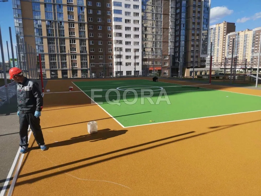 Какая минимальная температура для укладки резинового покрытия в Заполярном?